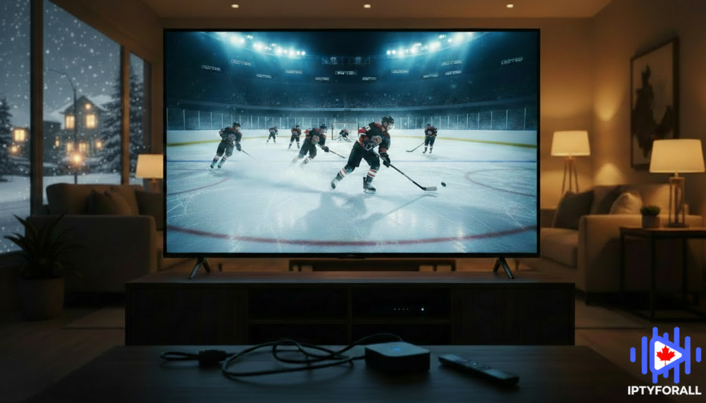 a tv display an IIHF iptv canada