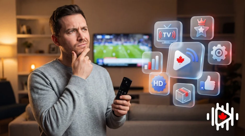 person wondering about how to get iptv services