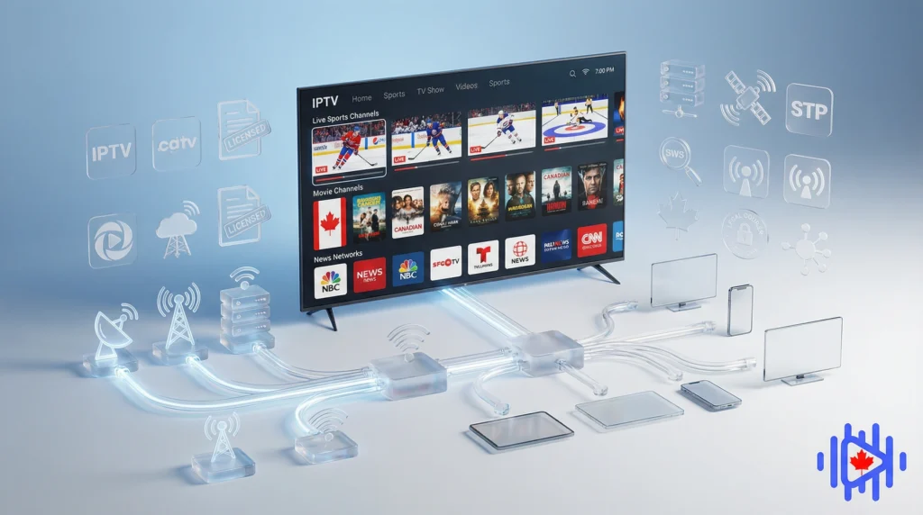 Television streaming with multiple connections throgh iptv canada.